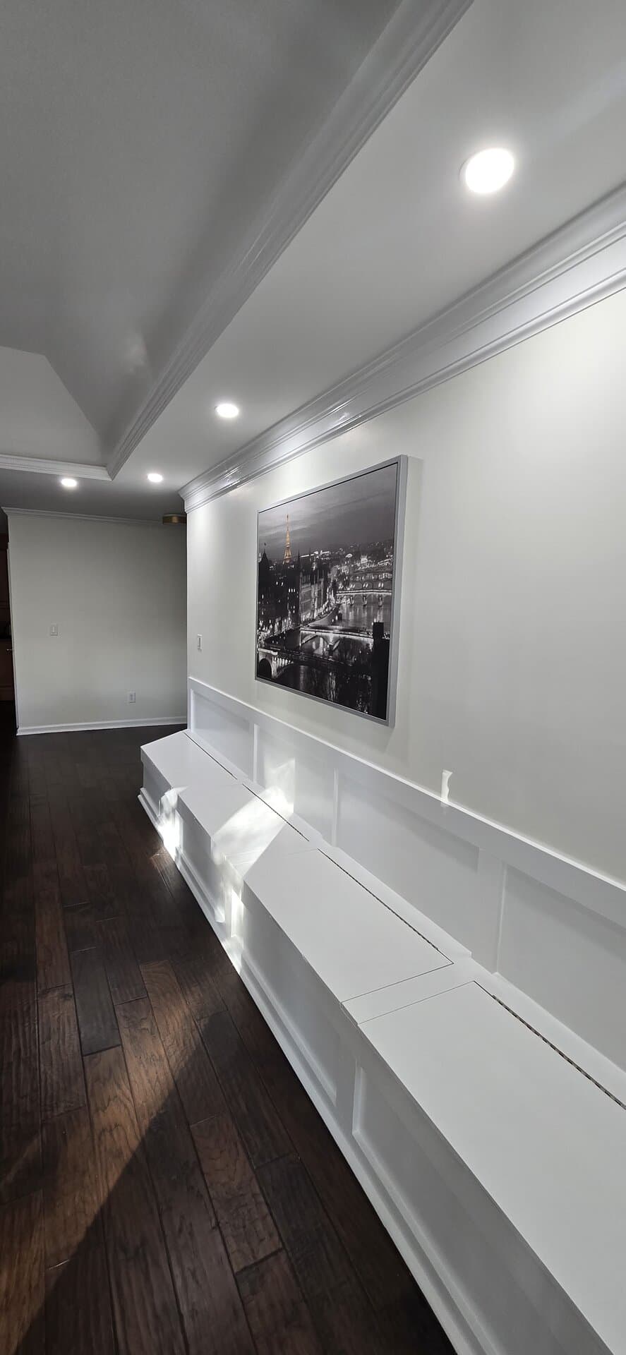 Premium Hallway with Wainscoting